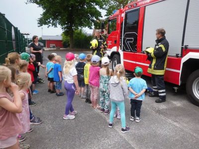 Feuerwehr im Kindergarten